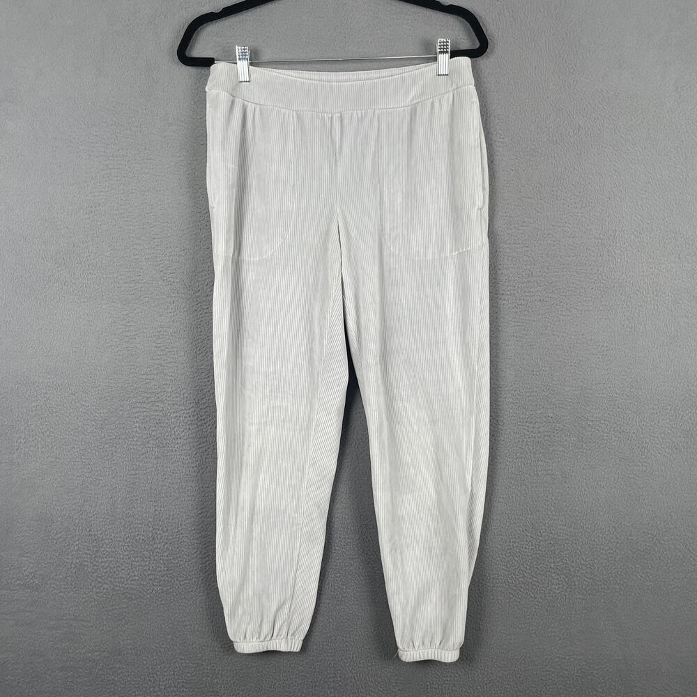 Soma Pants Womens S Gray Jogger Elastic Waist Pockets Pull On Stretch Tapered - Picture 1 of 9